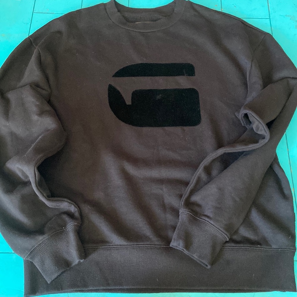 G Star Stor Pullover Sweatshirt Black Size: M